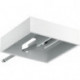 Corps d'encastrement pour douche de tête Raindance Air 1jet 400 x 400 mm chromé