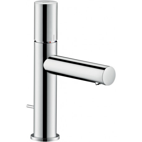 mitigeur lavabo110, poignée zéroavec tirette et vidage nickel brossé