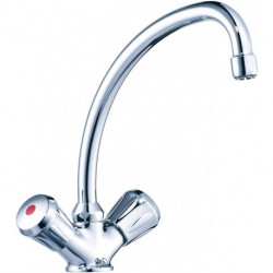 Mitigeur LP saillie 200 mm, flexibles chromés IDEAL STANDARD