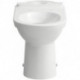 WC sur pied combiné LAUFEN PRO à fond creux, sortie horizontale 6 litres, blanc LAUFEN