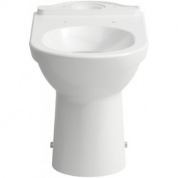 WC sur pied combiné LAUFEN PRO à fond creux, sortie horizontale 6 litres, blanc LAUFEN