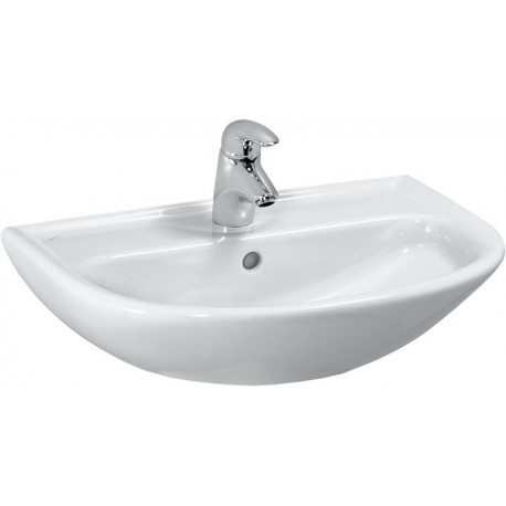 Lavabo LAUFEN PRO C avec trop-plein, version 1 trou pour robinet 550 x 400 mm blanc LAUFEN