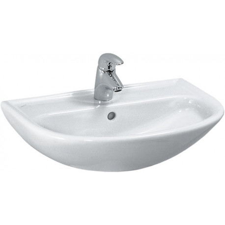 Lavabo LAUFEN PRO C avec trop-plein, 1 trou pour robinetterie 600 x 420 mm blanc LAUFEN