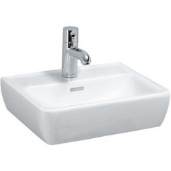 LAUFEN PRO A lave-mains 450 x 340 mm avec trop-plein, version 1 trou pour robinet LAUFEN blanc