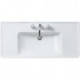 LAUFEN PRO A vasque 1050 x 480 mm, avec trop-plein version 1 trou robinet pergamon LAUFEN