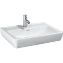 LAUFEN PRO A Lavabo avec trop-plein, version 1 trou robinet 550 x 480 mm blanc LAUFEN