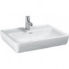 LAUFEN PRO A Lavabo avec trop-plein, version 1 trou de robinetterie 550 x 480 mm pergamon LAUFEN
