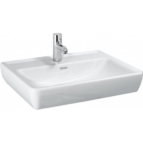 LAUFEN PRO A Lavabo avec trop-plein, 1 trou de robinetterie 650 x 480 mm Manhattan LAUFEN