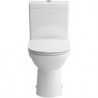 WC sur pied combiné LAUFEN PRO à fond creux, sortie horizontale 6 litres, Bahama beige LAUFEN