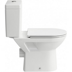 Combinaison WC au sol LAUFEN PRO à fond creux, sortie horizontale 6 litres Manhattan LAUFEN