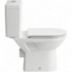 WC sur pied combiné LAUFEN PRO à fond creux, sortie horizontale 6 litres pergamon LAUFEN