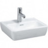 Lave-mains LAUFEN PRO A 450 x 340 mm avec trop-plein, 1 trou pour robinet design Bahama beige LAUFEN