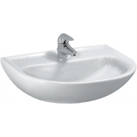 Lavabo LAUFEN PRO B sans trop-plein, 1 trou robinetterie 600 x 480 mm blanc LAUFEN