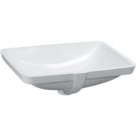 Lavabo à encastrer LAUFEN PRO A 490 x 360 mm, avec trop-plein, sans robinetterie loc blanc LAUFEN