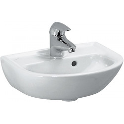Lave-mains LAUFEN PRO B, design 1 trou pour robinet, 400 x 320 mm, blanc LAUFEN