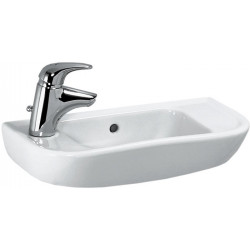 Lave-mains LAUFEN PRO L 500 x 250 mm avec trou pour robinet à gauche, blanc LAUFEN