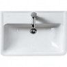 LAUFEN PRO A Lavabo avec trop-plein, version 1 trou robinet 550 x 480 mm blanc LAUFEN