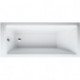 Baignoire à encastrer LAUFEN PRO 1595 x 705 mm blanc LAUFEN