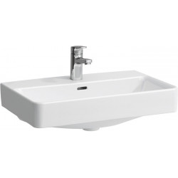 Vasque à poser LAUFEN PRO S 600 x 380 mm, compact avec trop-plein, 1 trou de robinetterie design blanc LAUFEN