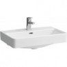 Vasque à poser LAUFEN PRO S 600 x 380 mm, compact avec trop-plein, sans trou pour robinet blanc LCC LAUFEN