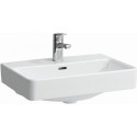 Lavabo LAUFEN PRO S, 550 x 380 mm, compact avec trop-plein, 1 trou pour robinet, blanc LAUFEN
