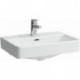 Lavabo LAUFEN PRO S 550 x 380 mm, compact avec trop-plein, version 1 trou robinet blanc LCC LAUFEN