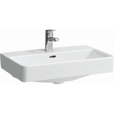 Lavabo LAUFEN PRO S 600 x 380 mm, compact avec trop-plein, version 1 trou robinet blanc LCC LAUFEN