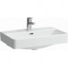 Lavabo LAUFEN PRO S 600 x 380 mm, compact sans trop-plein, version 1 trou robinet blanc LCC LAUFEN