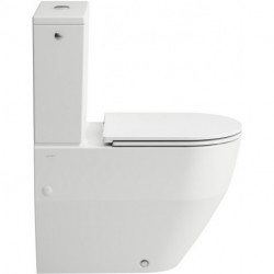 Combinaison WC sur pied LAUFEN PRO, adossée au mur, 4,5 / 6 litres blanc LAUFEN