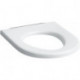 Abattant WC MODERNA / LIBERTY sans couvercle, sans obstacle blanc LAUFEN