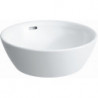 Vasque pour lavabo LAUFEN PRO L 420 x 420 mm avec trop-plein, sans trou pour robinetterie blanc LAUFEN