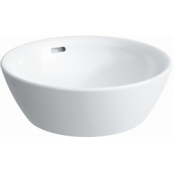 Cuvette pour lavabo LAUFEN PRO L 420 x 420 mm avec trop-plein, sans trou pour robinetterie blanc LCC LAUFEN