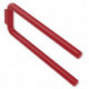 Porte-serviettes SERIE 477 2-bras rouge rubi