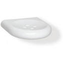 Porte-savon Hewi SERIE 477 avec boutons B 12cm H 2.5cm T 12cm noir profond