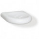 Porte-savon Hewi SERIE 477 avec boutons B 120mm H 25mm T 120mm gris roche