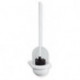 Ensemble de brosse de toilette Hewi SERIE 477 transp. plastique matt blanc gris clair