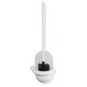 Ensemble de brosse de toilette Hewi SERIE 477 transp. plastique matt blanc gris clair