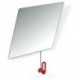 Miroir inclinable SERIE 801 600mm large. 540mm haut rouge rubi