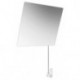 Miroir inclinable SERIE 801 600mm large. 540mm haut blanc pur