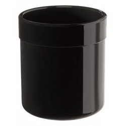 Mug SERIE 801 à fond plat noir profond