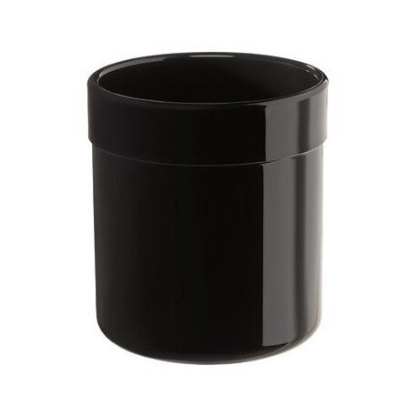 Mug SERIE 801 à fond plat noir profond