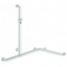 Main courante de douche Hewi SERIE 801 perpendiculaire 110cm wa 1185mm + 762mm noir profond