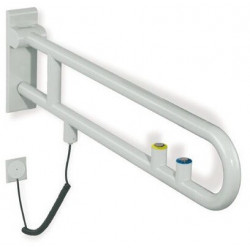Rail support articulé version SERIE 801 orientable,/FKT jaune 700mm rub-ro
