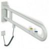 Rail support articulé version SERIE 801 orientable,/FKT jaune 700mm bleu acier