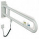 Rail support articulé version SERIE 801 orientable,-/bouton affleurant / fonction jaune 700mm rwe
