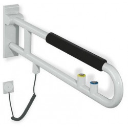 Rail support articulé version SERIE 801 orientable,/FKT jaune 700mm rub-ro