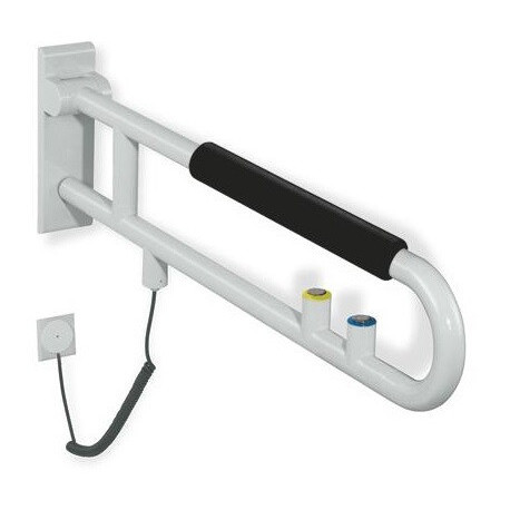 Rail support articulé version SERIE 801 orientable,/FKT jaune 700mm noir profond