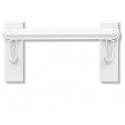 Siège rabattable SERIE 801 448x428mm. assise 60mm blanc pur