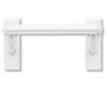 Siège rabattable SERIE 801 448x428mm. assise 60mm blanc pur