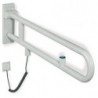 Rail support articulé version SERIE 801 rougeatif Bouton 700mm gris anthracite